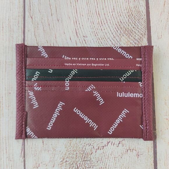 Lululemon handmade credit card ID coin holder keychain set - Picture 3 of 8